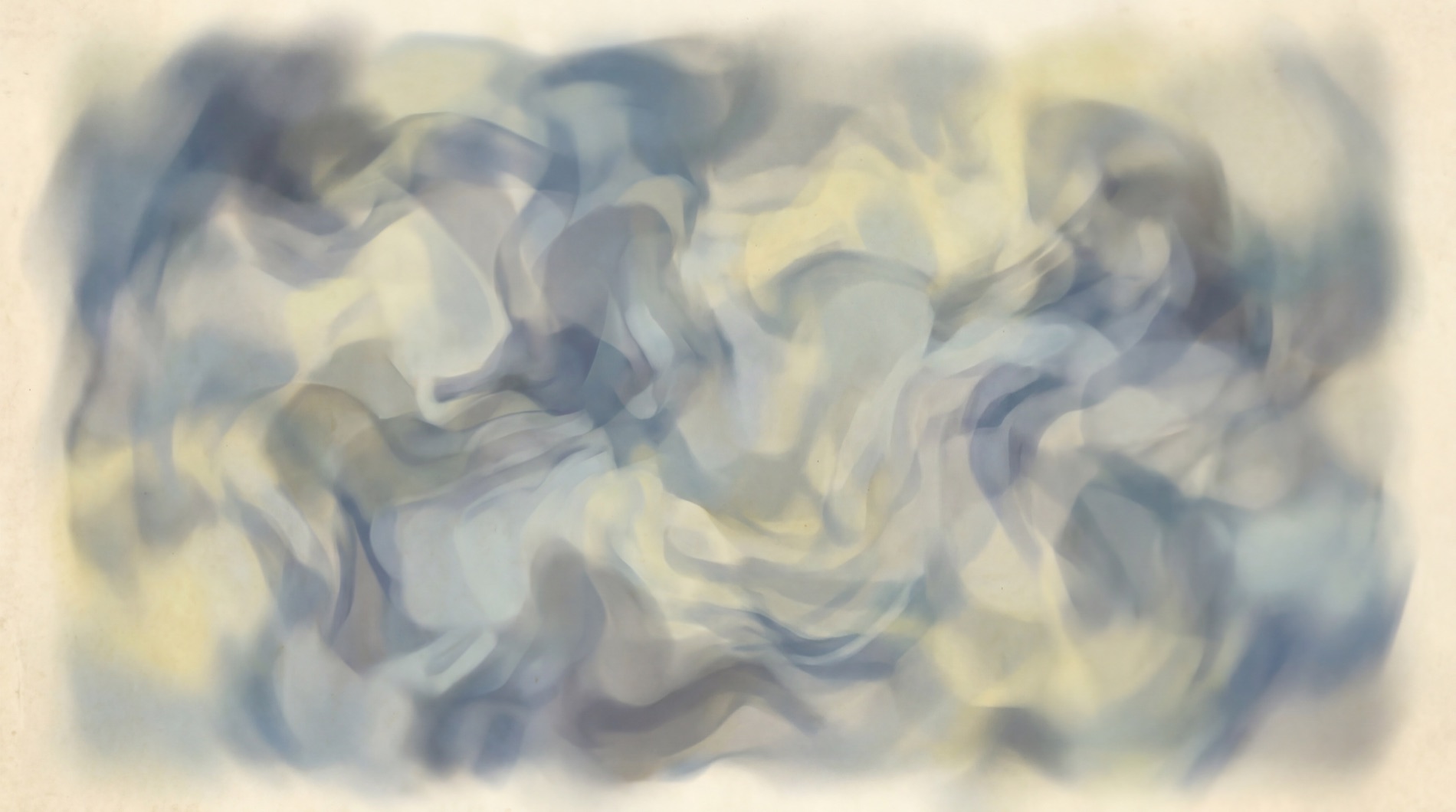 Soft abstract watercolor swirls in blue and cream, evoking a foggy, unclear mental state