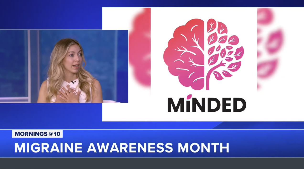 MiNDED featured on Mornings @ 10 — Migraine Awareness Month